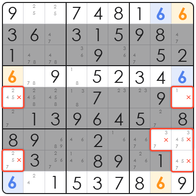 sudoku app with auto candidate mode